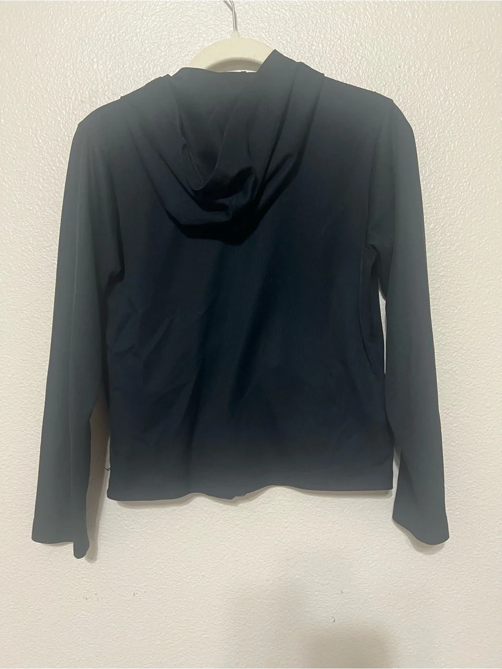 Nike Black Full-Zip Hooded Bomber Jacket